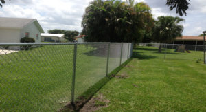 6 ft. chain link fence