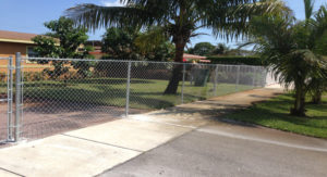 6 ft. chain link fence