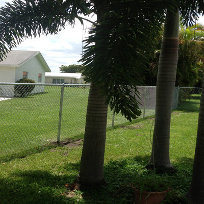 6 ft. chain link fence
