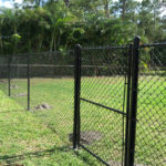 Black Vinyl Fence: 6 Foot Chain Link Fence