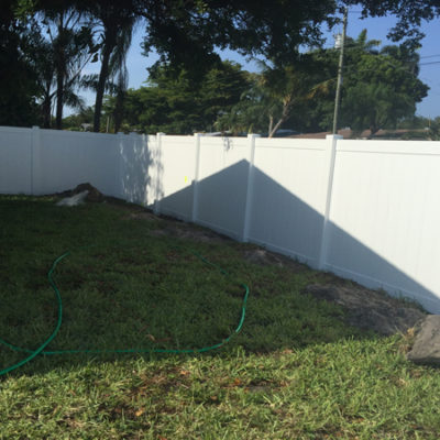 pvc fence installation